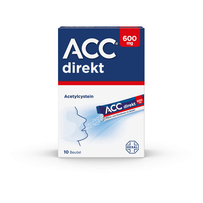 ACC direkt 600 mg Pulver, 10 pc Sachets