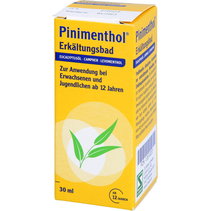 Pinimenthol Erkältungsbad, 30 ml Solution