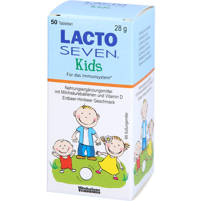 Lacto Seven Kids Kautabletten für das Immunsystem, 50 St. Tabletten