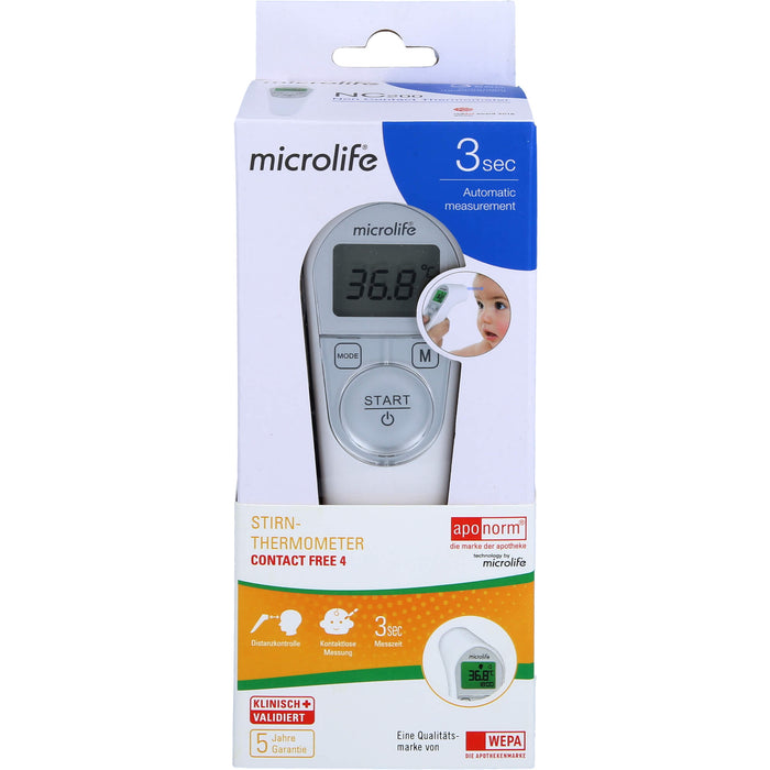 aponorm Fieberthermometer Stirn Contact-Free 4, 1 St. Fieberthermometer