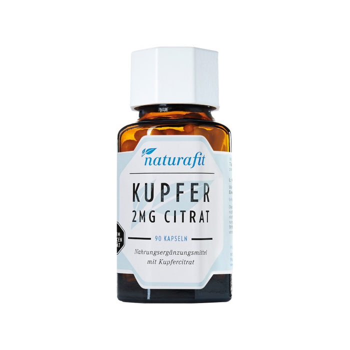 naturafit Kupfer 2 mg Citrat Kapseln, 90 pcs. Capsules