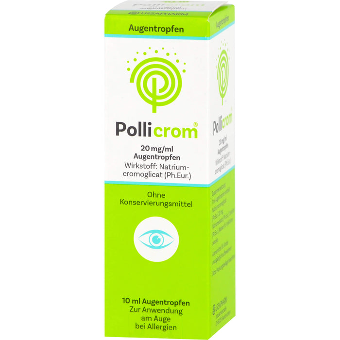Pollicrom Augentropfen bei allergischer Bindehautentzündung, 10 ml Solution