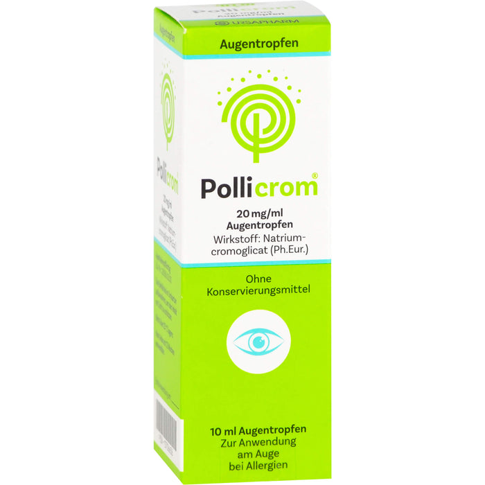 Pollicrom Augentropfen bei allergischer Bindehautentzündung, 10 ml Solution