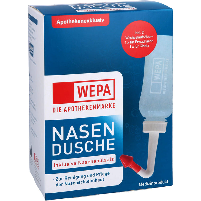 WEPA Nasendusche inklusive Nasenspülsalz, 1 pc Paquet