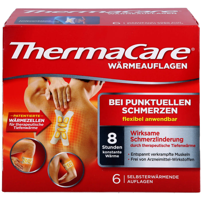 ThermaCare Wärmeauflagen wirksame Schmerzlinderung, 6 pcs. Patch