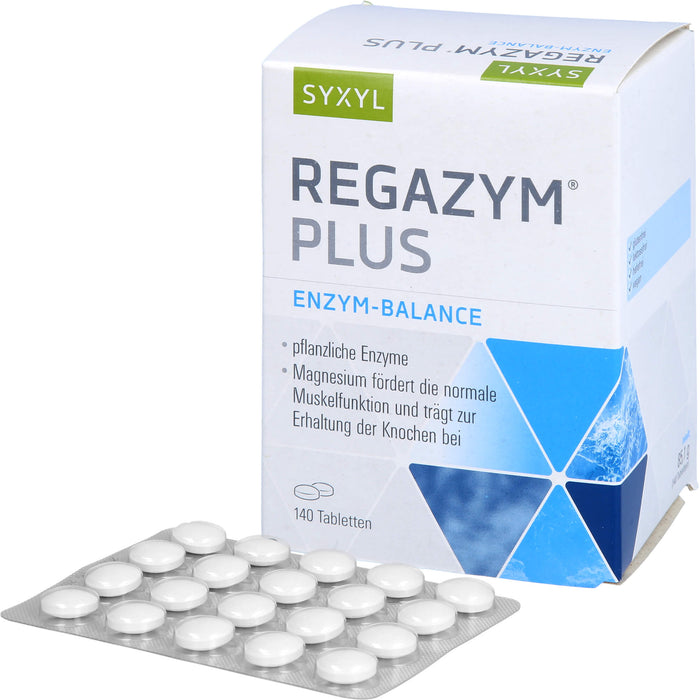 SYXYL REGAZYM PLUS Tabletten zur ernährungsphysiologisch sinnvollen Unterstützung für den gesamten Organismus, 140 St. Tabletten