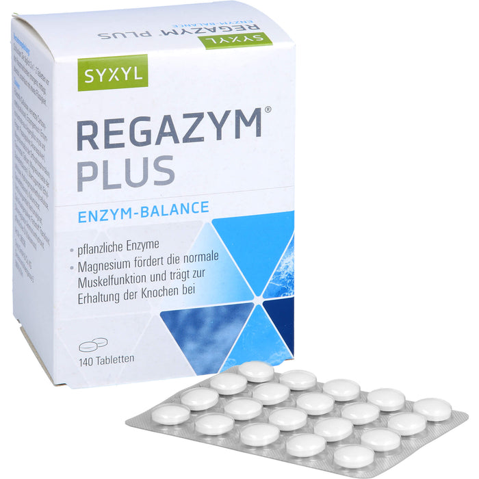 SYXYL REGAZYM PLUS Tabletten zur ernährungsphysiologisch sinnvollen Unterstützung für den gesamten Organismus, 140 pc Tablettes