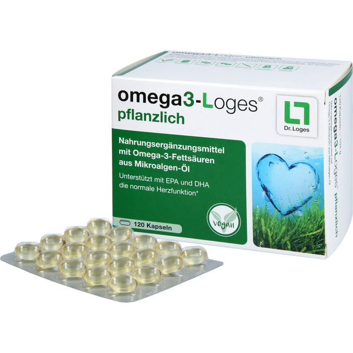 omega3-Loges pflanzlich Kapseln, 120 pcs. Capsules