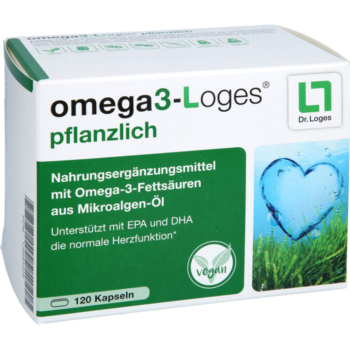 omega3-Loges pflanzlich Kapseln, 120 pc Capsules