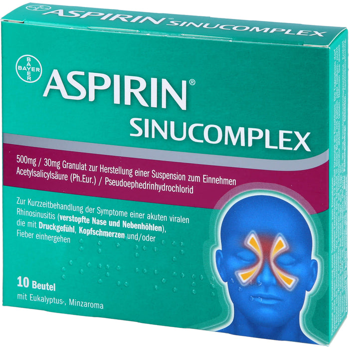 ASPIRIN Sinucomplex Granulat, 10 pcs. Sachets
