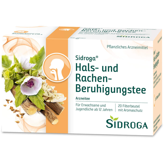 Sidroga Hals- und Rachen-Beruhigungstee, 20 pc Sac filtrant