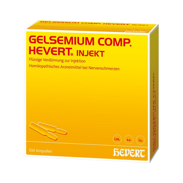 Gelsemium comp. Hevert injekt Ampullen, 100 pc Ampoules