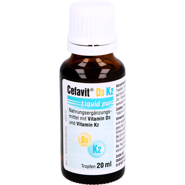 Cefavit D3 K2 Liquid pur, 20 ml TEI