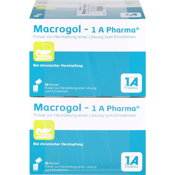 Macrogol - 1A Pharma Pulver bei chronischer Verstopfung, 100 pcs. Sachets