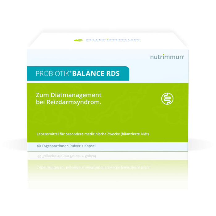 nutrimmun Probiotik Balance RDS bei Reizdarmsyndrom Pulver+Kapsel, 40 pc Portions