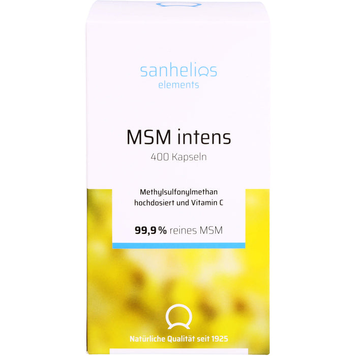 Sanhelios MSM Kapseln intens 1600 mg, 400 St. Kapseln