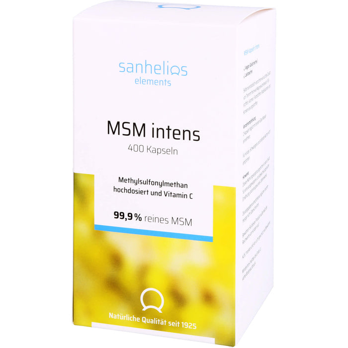 Sanhelios MSM Kapseln intens 1600 mg, 400 St. Kapseln