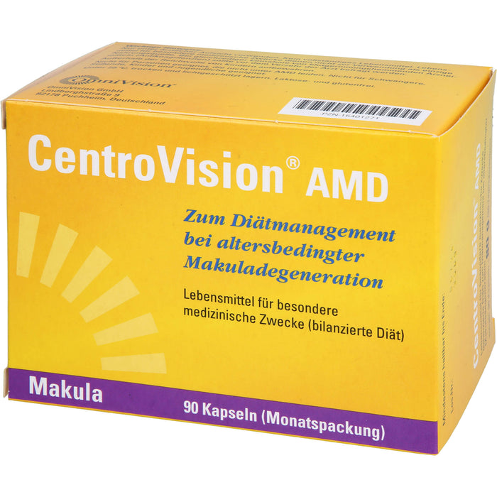 CentroVision AMD Kapseln bei altersbedingter Makuladegeneration, 90 pc Capsules