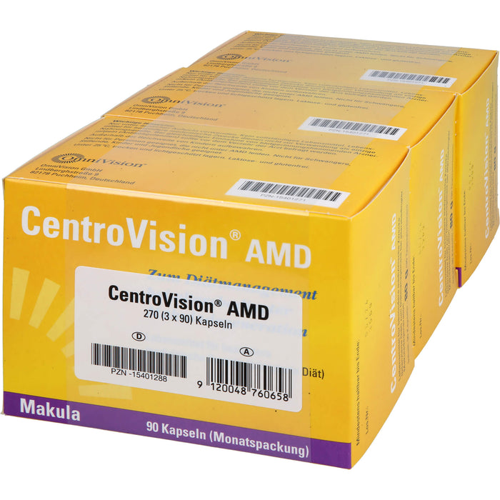 CentroVision AMD Kapseln bei altersbedingter Makuladegeneration, 270 St. Kapseln