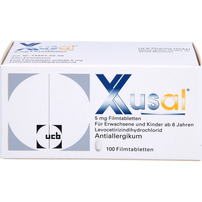 Xusal 5 mg Filmtabletten bei allergischer Rhinitis, 100 pcs. Tablets
