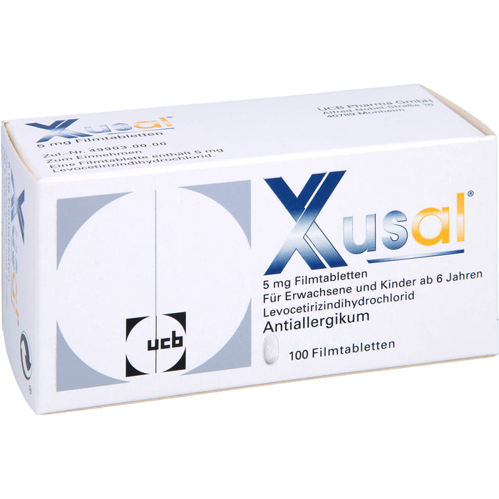 Xusal 5 mg Filmtabletten bei allergischer Rhinitis, 100 pcs. Tablets