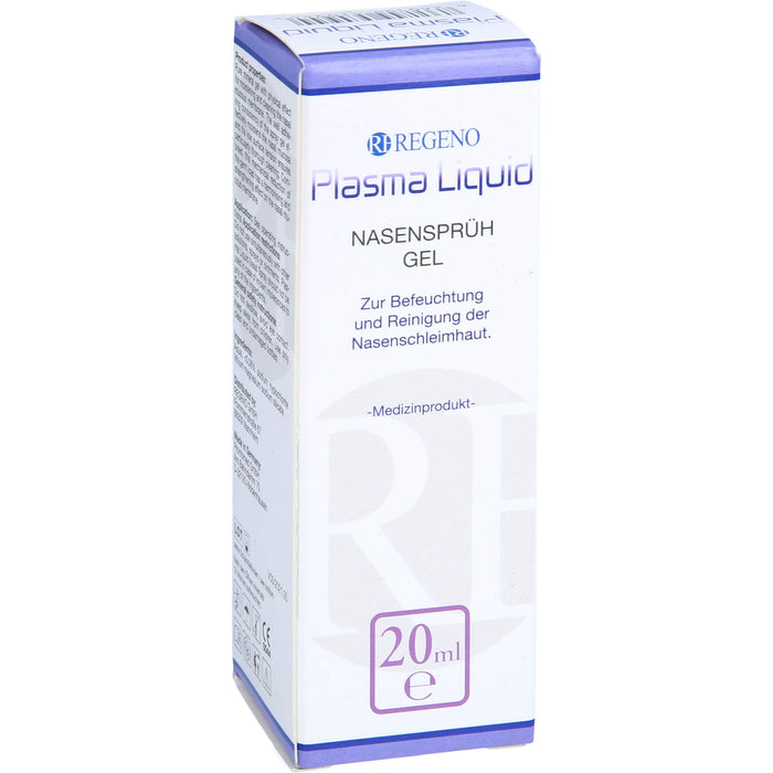 REGENO Plasma Liquid Nasensprühgel, 20 ml Solution