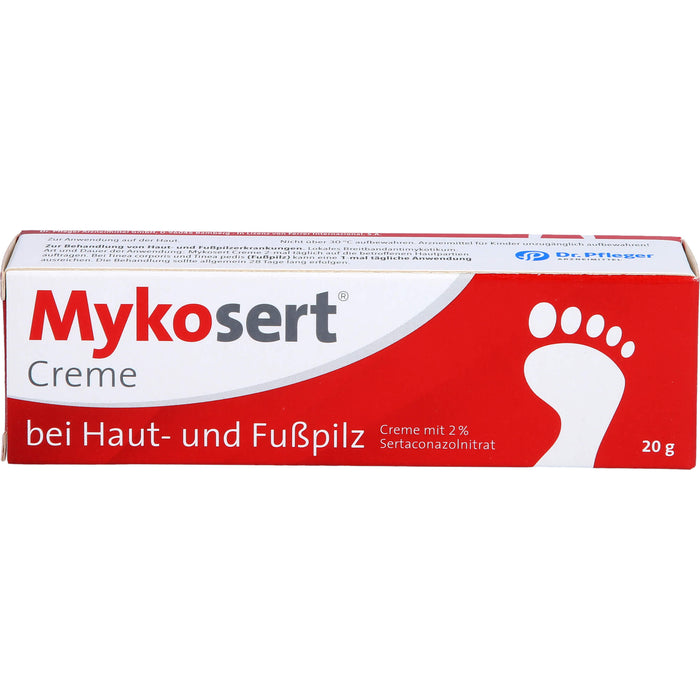 Mykosert Creme zur Behandlung von Haut- und Fußpilzerkrankungen, 20 g Crème