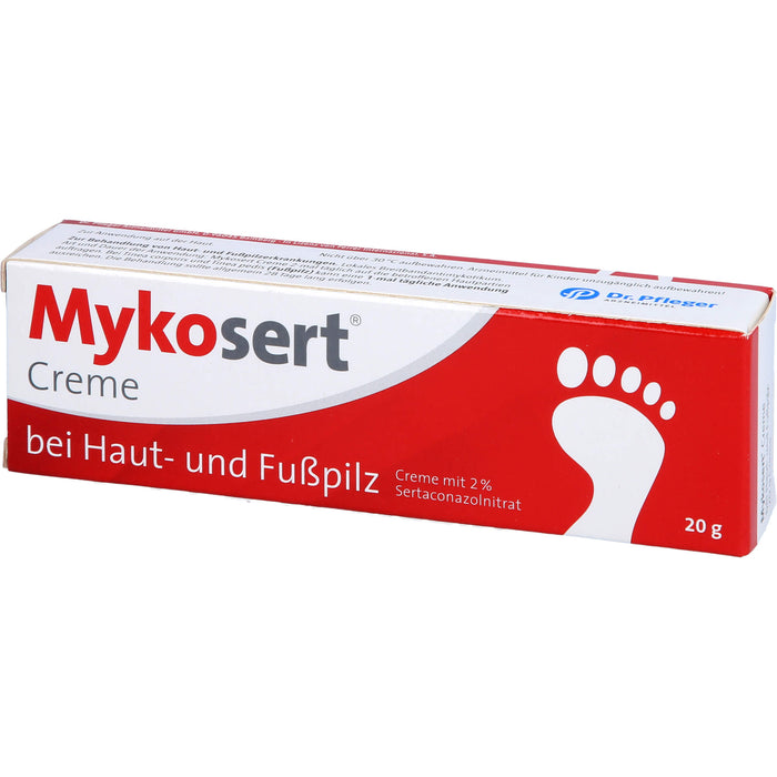 Mykosert Creme zur Behandlung von Haut- und Fußpilzerkrankungen, 20 g Cream