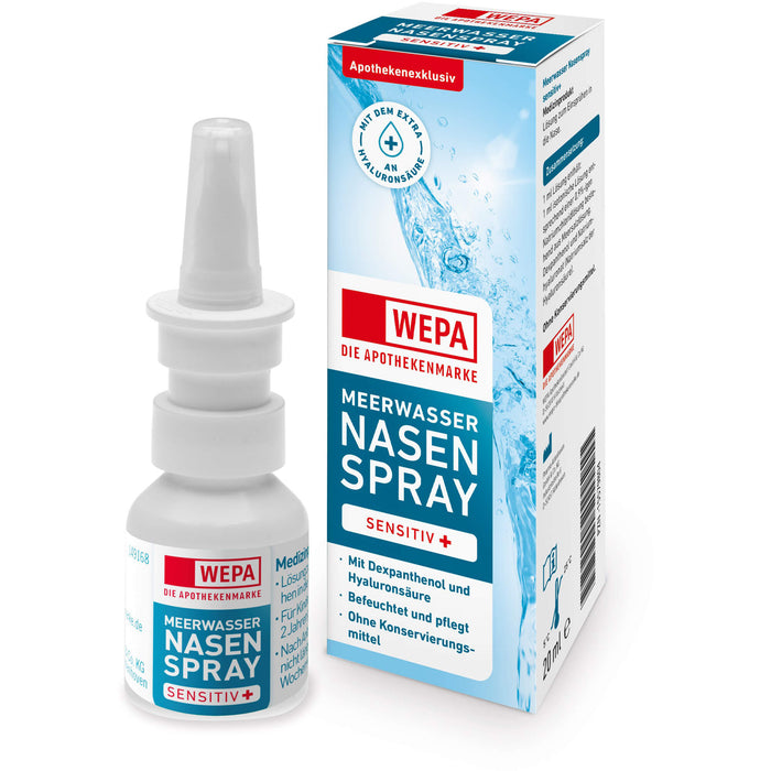 WEPA Meerwasser Nasenspray sensitiv+, 20 ml Solution