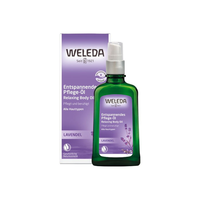 WELEDA Lavendel entspannendes Pflege-Öl, 100 ml Öl
