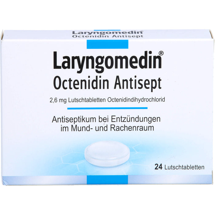 Laryngomedin Octenidin Antisept 2,6 mg Lutschtabletten, 24 pc Tablettes