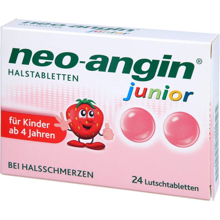 neo-angin junior Halstabletten, 24 pc Tablettes
