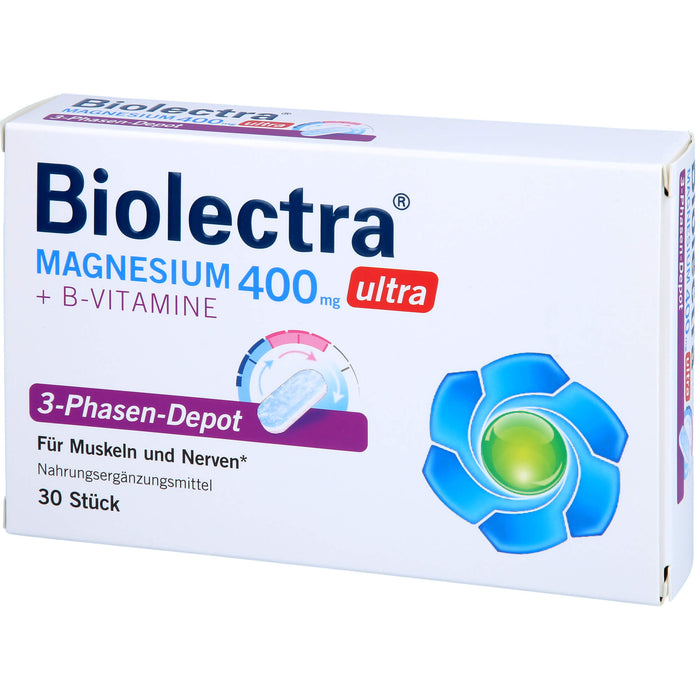 Biolectra Magnesium 400 mg ultra Tabletten, 30 pcs. Tablets