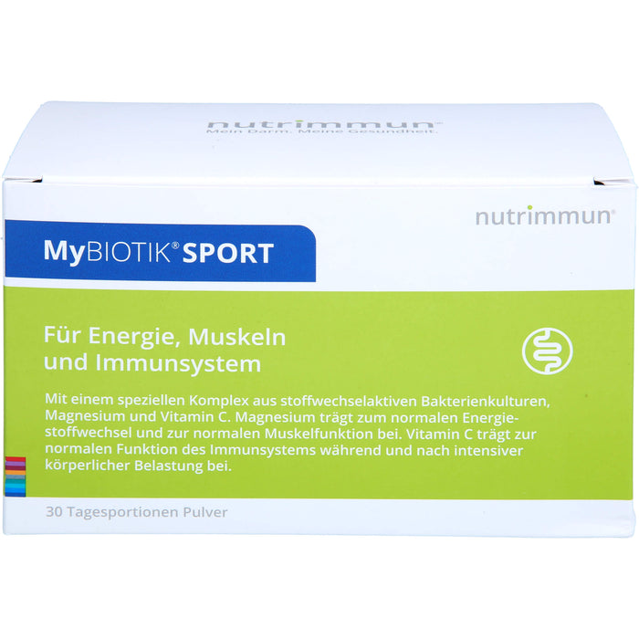 MyBIOTIK SPORT Pulver für Energie, Muskeln und das Immunsystem, 30 pc Sachets