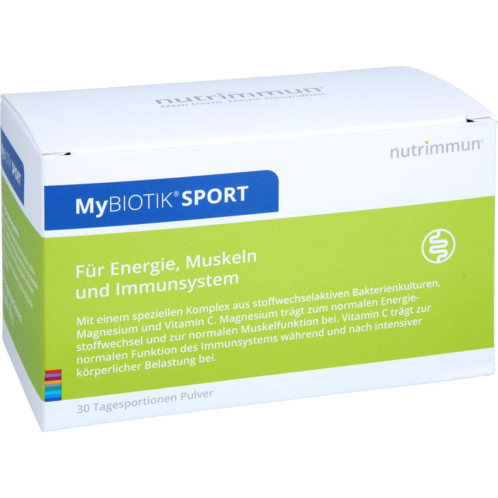 MyBIOTIK SPORT Pulver für Energie, Muskeln und das Immunsystem, 30 pc Sachets