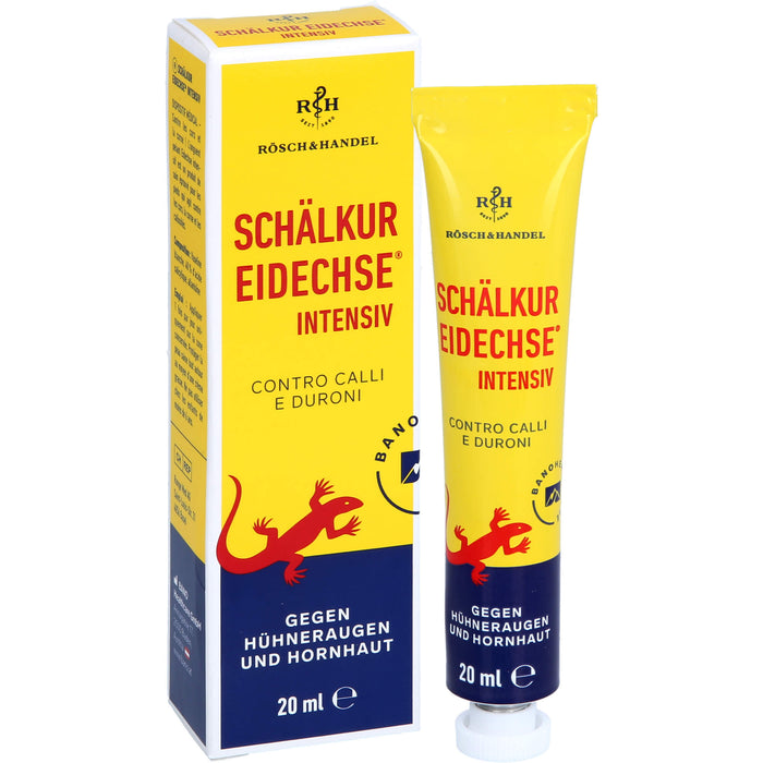 EIDECHSE SCHÄLKUR intensiv 40% Salicylsäure gegen Hühneraugen und Hornhaut, 20 ml Crème