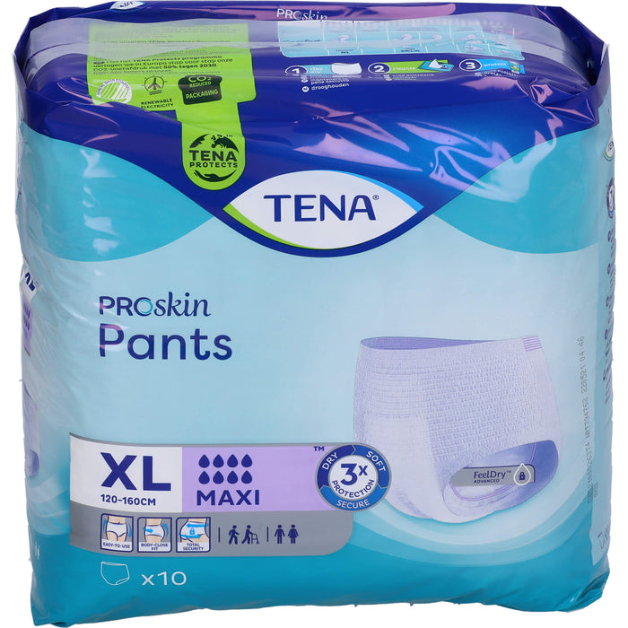 TENA Pants Maxi XL bei Inkontinenz, 10 pc Pantalons
