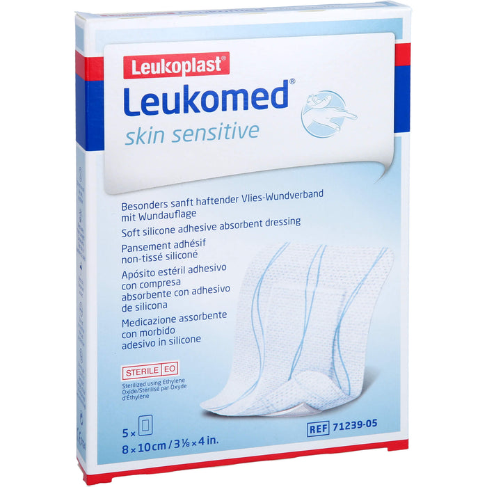 Leukomed Skin Sen 10x8cm, 5 St PFL