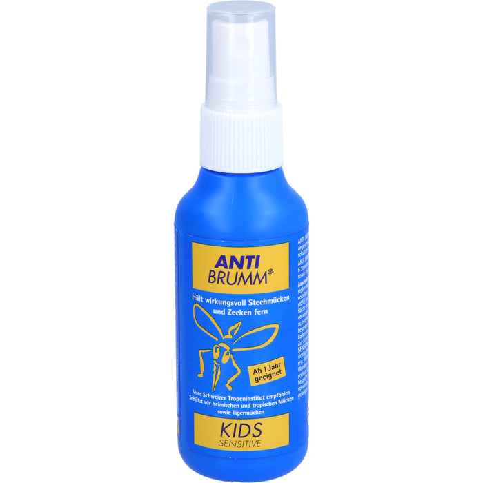 ANTI BRUMM Kids sensitive Lösung hält wirkungsvoll Stechmücken und Zecken fern ab 1 Jahr, 75 ml Solution