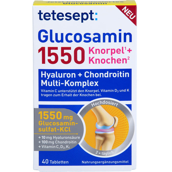 tetesept Glucosamin 1550, 40 St FTA