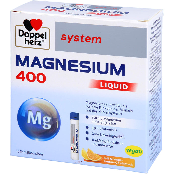 Doppelherz Magnesium 400 Liquid system Lösung, 10 pcs. Ampoules