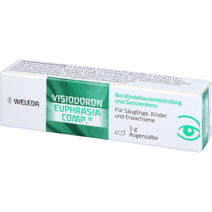 VISIODORON Euphrasia comp. Augensalbe bei Bindehautentzündung und Gerstenkorn, 5 g Onguent