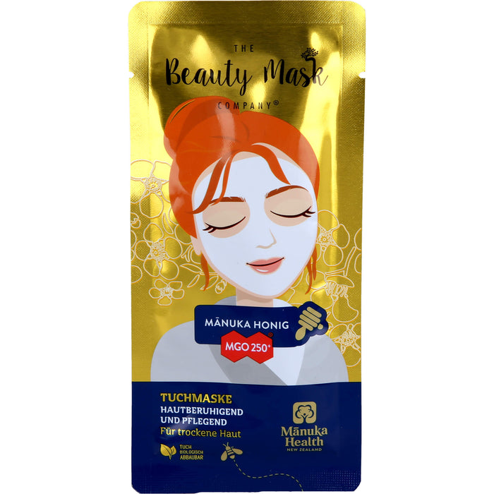 Manuka Health Gesichtstuchmaske Honig MGO 250+, 1 St. Gesichtsmaske