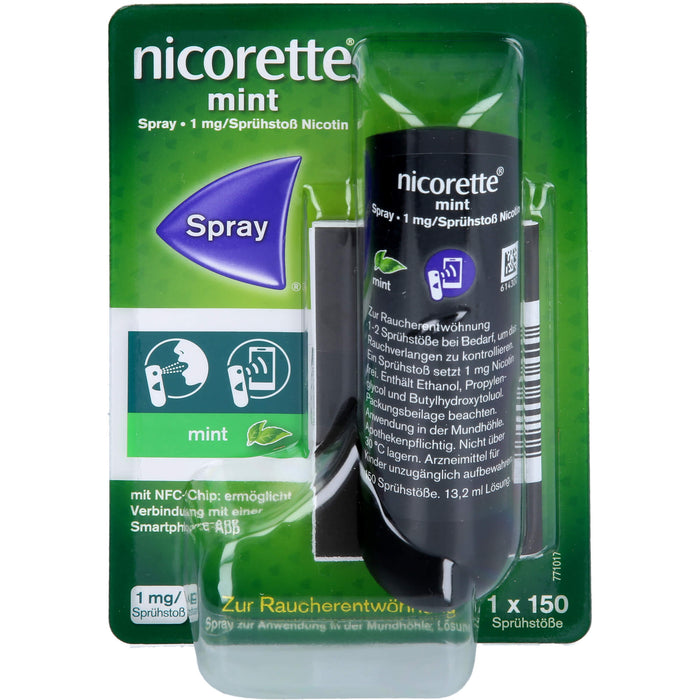 nicorette Mint Spray 1 mg/Sprühstoß, 1 pc Spray