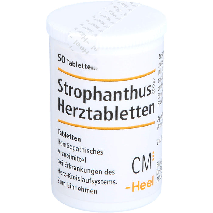 Strophantus comp. Herztabletten Heel, 50 pc Tablettes