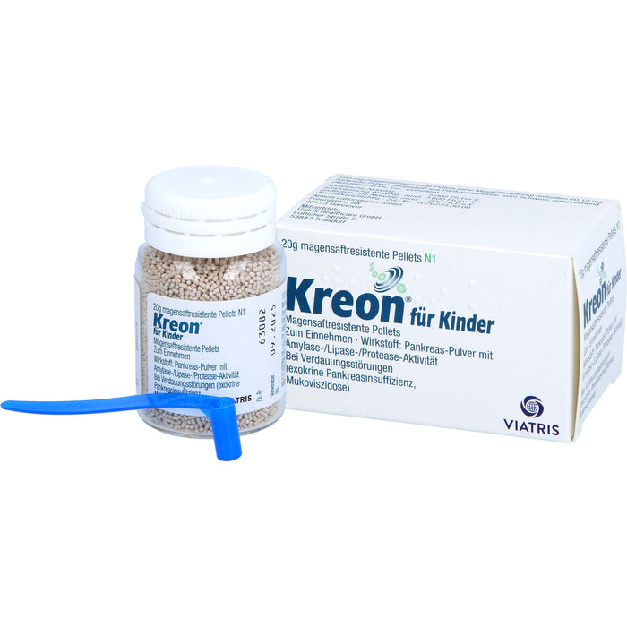 Kreon® für Kinder, Magensaftresistente Pellets, 20 g Pulver