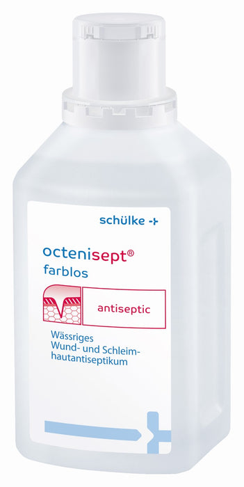 octenisept - wässriges Wund- und Schleimhautantiseptikum mit guter Verträglichkeit, schmerzfreier Anwendung und schneller Wirkung, 500 ml Solution