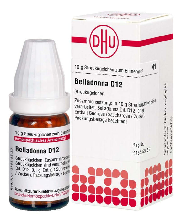 DHU Belladonna D12 Streukügelchen, 10 g Globules