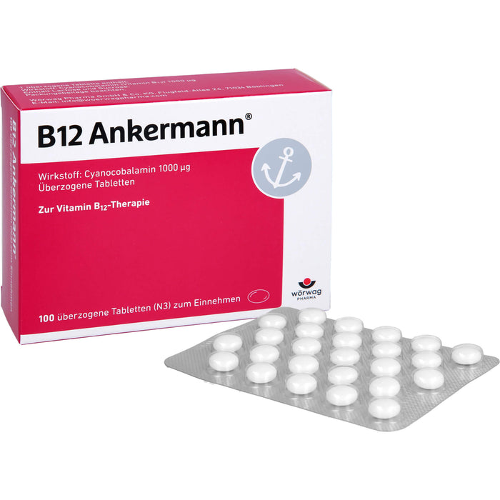 B12 Ankermann überzogene Tabletten, 100 pc Tablettes