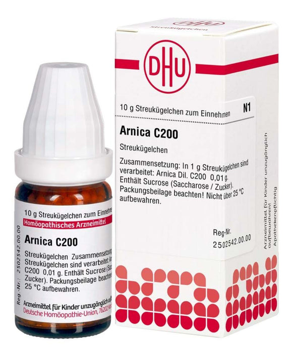 DHU Arnica C200 Streukügelchen, 10 g Globules